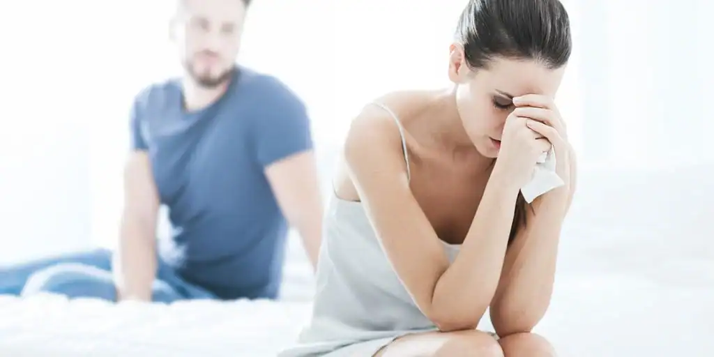 Rejuvenating Intimacy: Exploring Surgical Solutions for Vaginal Laxity 3 image of woman upset about vaginal laxity Harlow